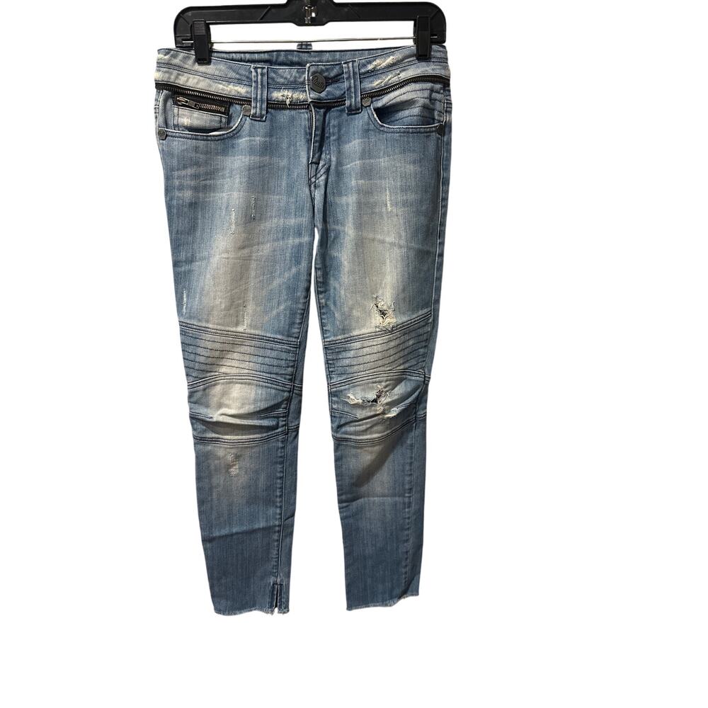 Women’s Pratts Moto Spirit Skinny Jeans.  Size 27